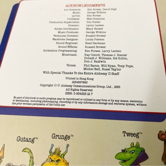 1985 Teddy Ruxpin Teddy’s Winter Adventure Book - Picture 8 of 16